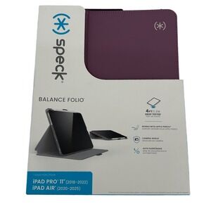 Speck Balance Folio Purple iPad Pro 11 2018-2022 iPad Air 2020-2025 Case